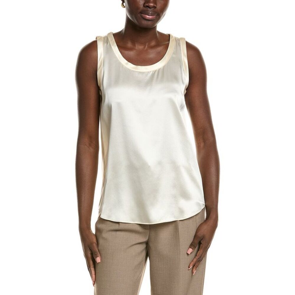 Lafayette 148 New York Womens  Reversible Perla Blouse